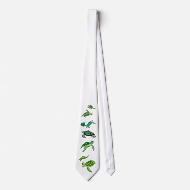 13th sea turtle line up tie (Front)