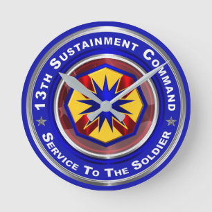 13th Sustainment Command Round Clock