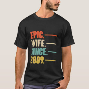 13Th Wedding Aniversary Gift For Her Epic Wife Sin T-Shirt