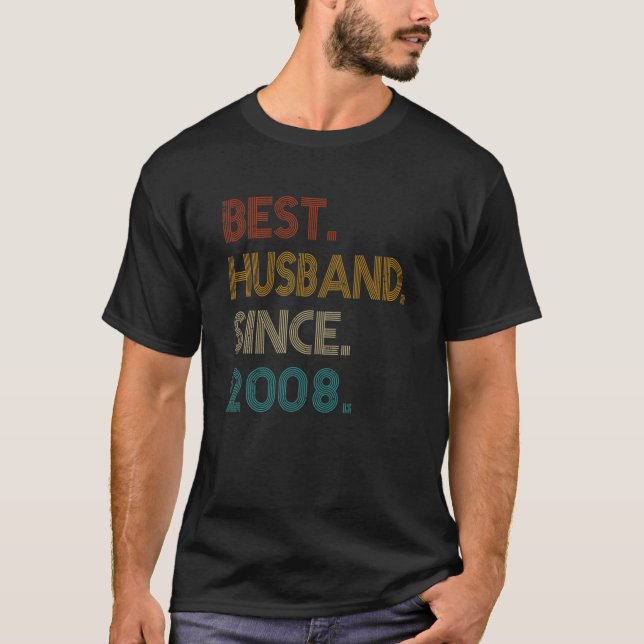 13Th Wedding Anniversary Gift Him - Best Husband S T-Shirt (Front)