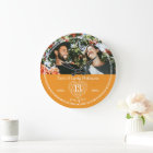 13th Wedding Anniversary orange citrine heart