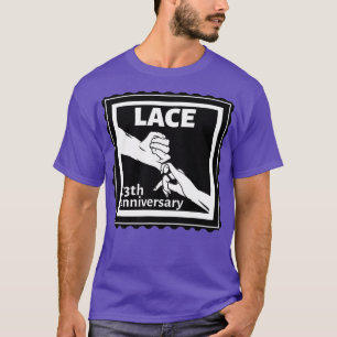 13th Wedding anniversary traditional gift Lace T-Shirt