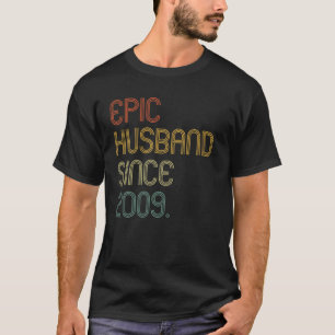 13Th Wedding Anniversary Vintage Epic Husband Sinc T-Shirt