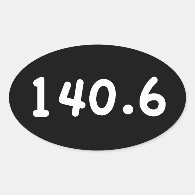 140.6 OVAL STICKER (Front)