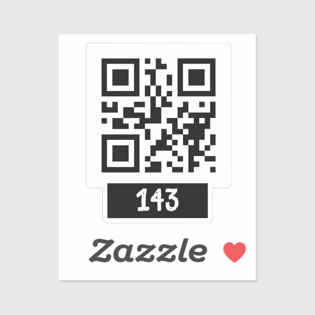 143 secret QR code message, decode it and say it (Sheet)