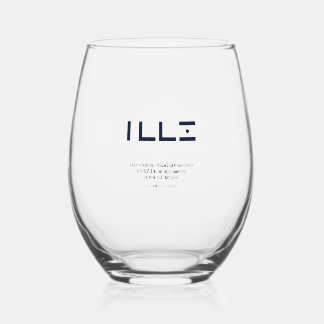 1443 Creation of Korean Characters Minimalist Stemless Wine Glass