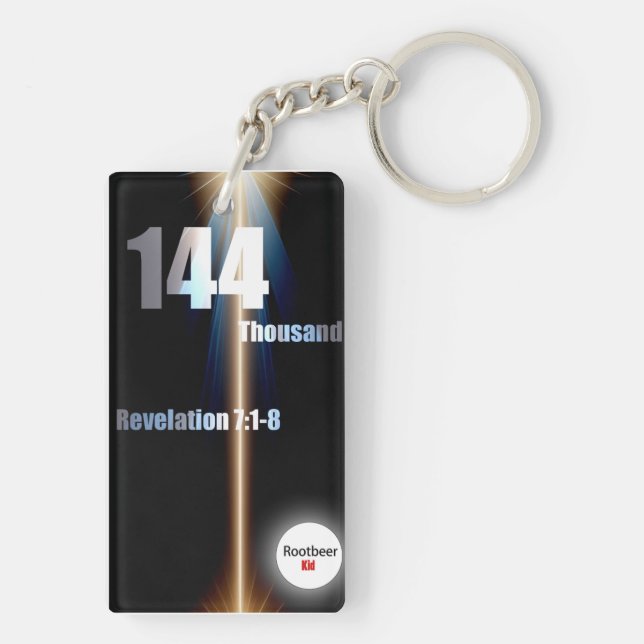 144 Thousand Keychain (Back)