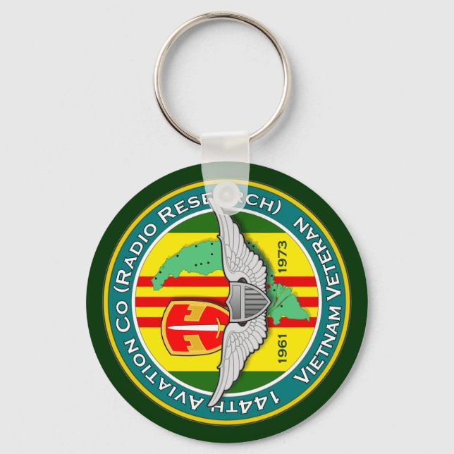 144th Avn Co RR 3 - ASA Vietnam Keychain (Front)