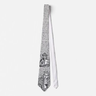 1493 Nuremberg Chronicle woodblock tie! Tie