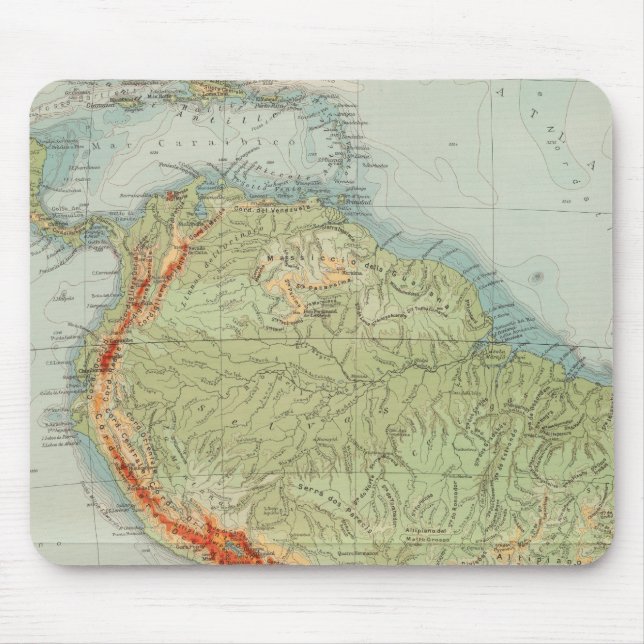 14950 South America Physical Mouse Pad (Front)