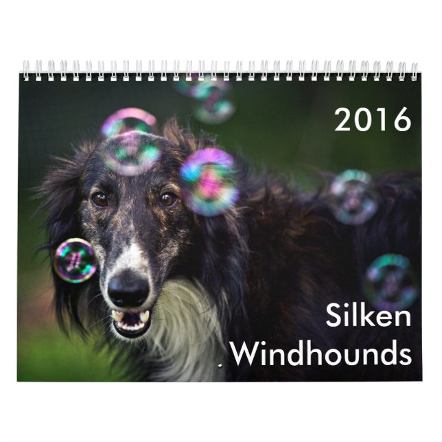 14 2016 Silken Windhounds Calendar (Cover)