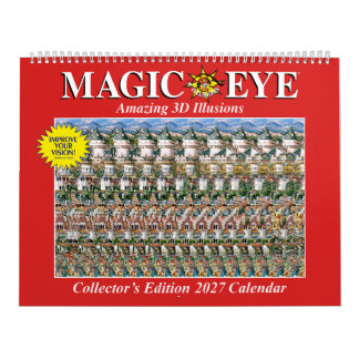 14.25" Wide 2027 International Magic Eye Calendar