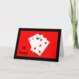 14 Ans C'est Énorme ! Carte d'Anniversaire