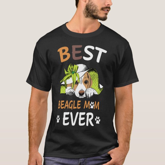 14 Best Beagle Mom Ever T-Shirt (Front)