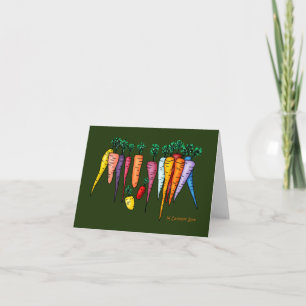 14 Carrot Art Note Card