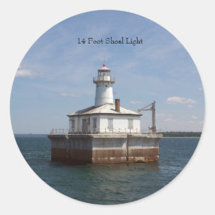 14 Foot Shoal Light sticker