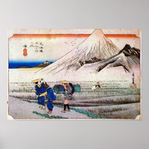 14. Harajuku, Hiroshige Poster