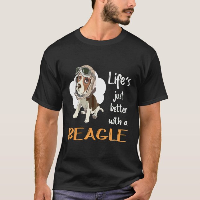 14 Life Just Better With A Beagle T-Shirt (Front)