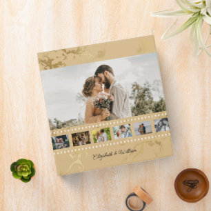 14 Photo Collage Movie Inspire Gold Foil Couple Binder