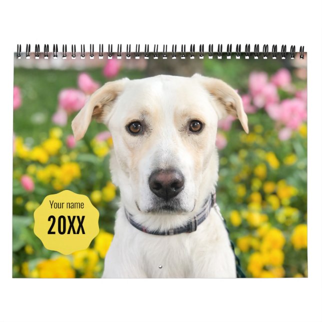 14 Photo Full Coverage - Modern Personalized Calen Calendar (Cover)