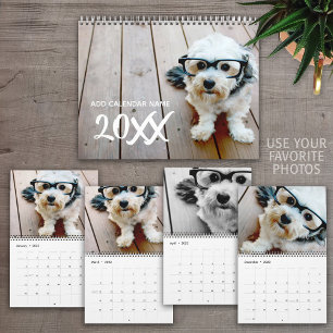 14 Photo - Full Page Coverage Photos Calendar