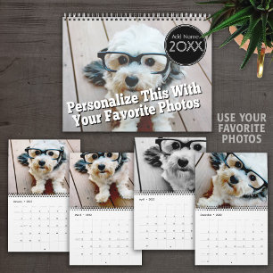 14 Photo Template Full Coverage - Photo Collage Calendar
