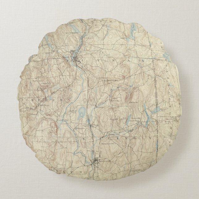 14 Putnam sheet Round Pillow (Front)