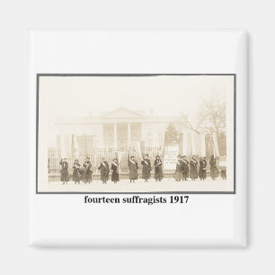14 Suffragists, 1917 Magnet