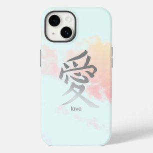 14 SYMBOLE KANJI POUR LE COQUE IPHONE LOVE SKY ET CLO