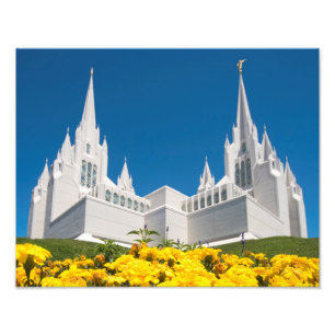 14" x 11" Photo LDS San Diego Temple Print