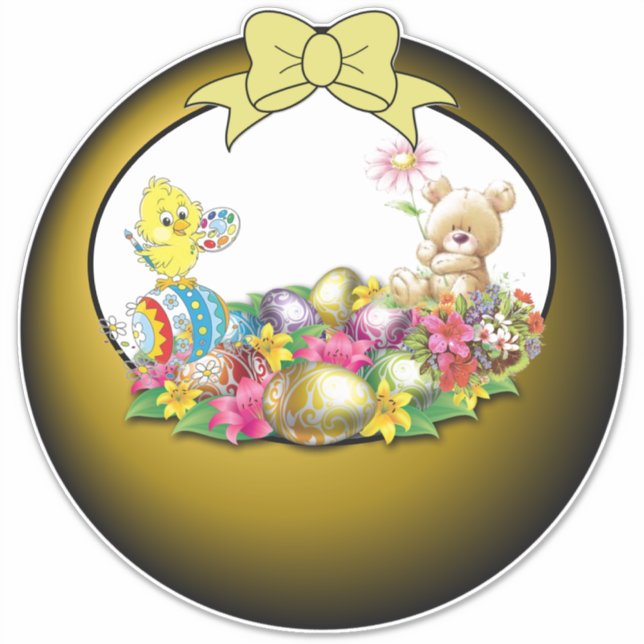 14 x 14 Easter basket (Front)
