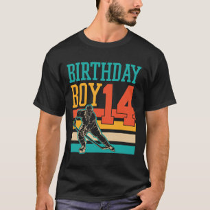 14 Year Old Ice Hockey Themed 14th Birthday Party  T-Shirt