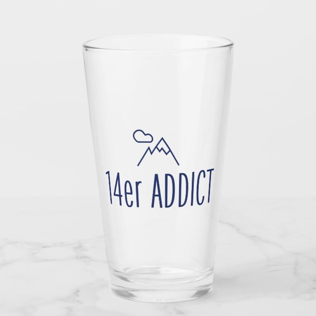 14er Addict Glass (Front)