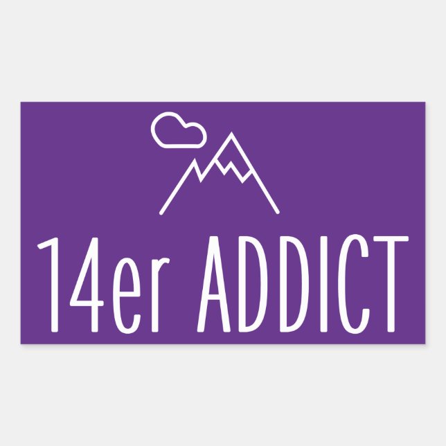 14er Addict Sticker (Front)