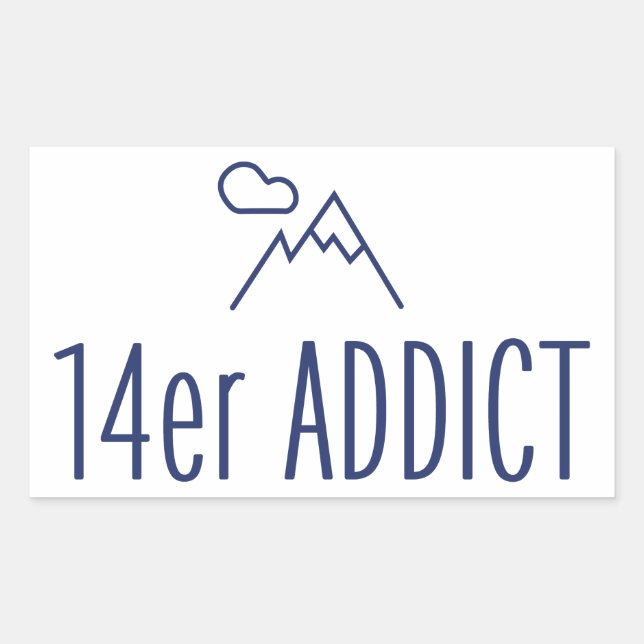 14er Addict Sticker (Front)