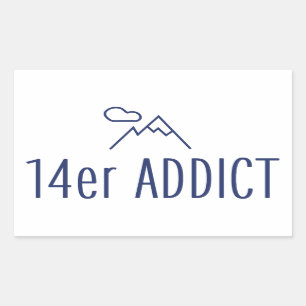 14er Addict Sticker
