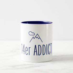 14er Addict Two-Tone Coffee Mug