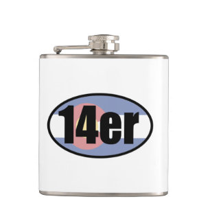 14er Colorado Hip Flask