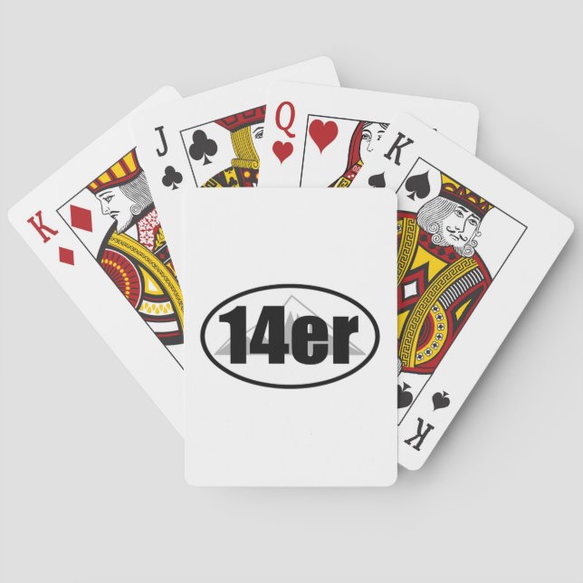 14er playing cards (Back)