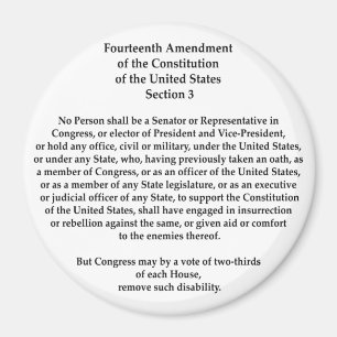14th Amendment Section 3 Magnet
