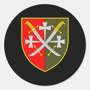 14th Army Corps (ukraine) Ukrainian Military  Classic Round Sticker