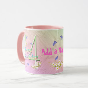 14th Birthday Butterfly Garden Mug