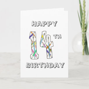 14th Birthday Card