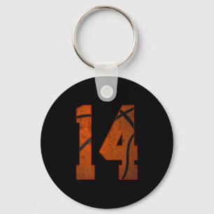 14th Birthday Party Fourteen 14 Year Old Sketll Bd Keychain