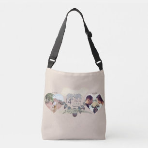 14th Ivory Wedding Anniversary Crossbody Bag