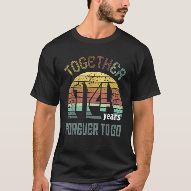 14th Years Wedding Anniversary Gifts For Couples M T-Shirt (Front)