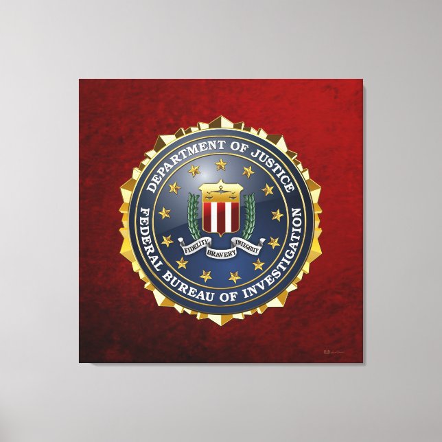 [150] FBI Special Edition Canvas Print (Front)