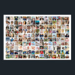 150 Photo Collage Custom Picture Grid Poster<br><div class="desc">Turn your favorite photos into a stunning piece of wall art. This custom photo collage poster is the perfect way to tell your story, capturing a lifetime of memories in one beautiful display. With 100% personalization, you can easily upload your own photos and customize the text, fonts, and colors to...</div>