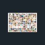 150 Pictures Custom Photo Collage Square Grid Canvas Print<br><div class="desc">Turn your favorite photos into a stunning piece of wall art. This custom photo collage poster is the perfect way to tell your story, capturing a lifetime of memories in one beautiful display. With 100% personalization, you can easily upload your own photos and customize the text, fonts, and colors to...</div>