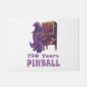 150 Years Pinball Wizard Arcade Birthday Doormat